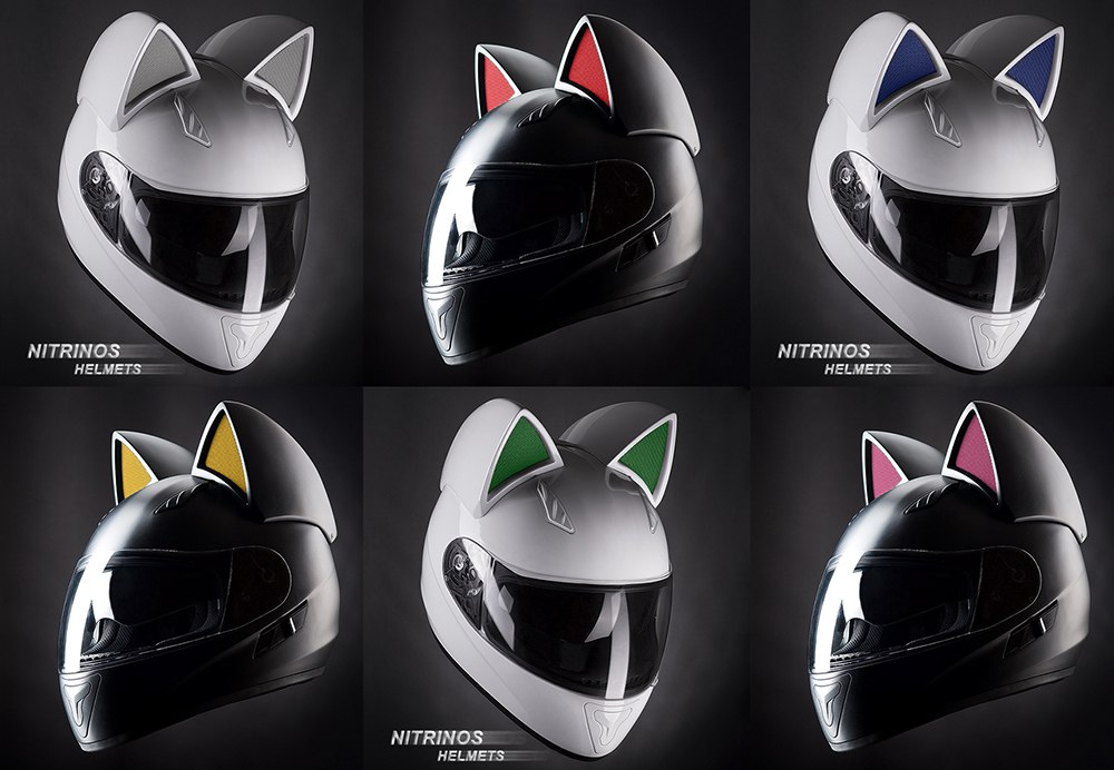 Motorcycle helmets clearance cat ears